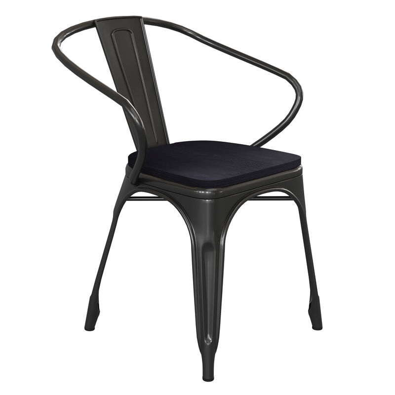 Metal Colorful Restaurant Chairs