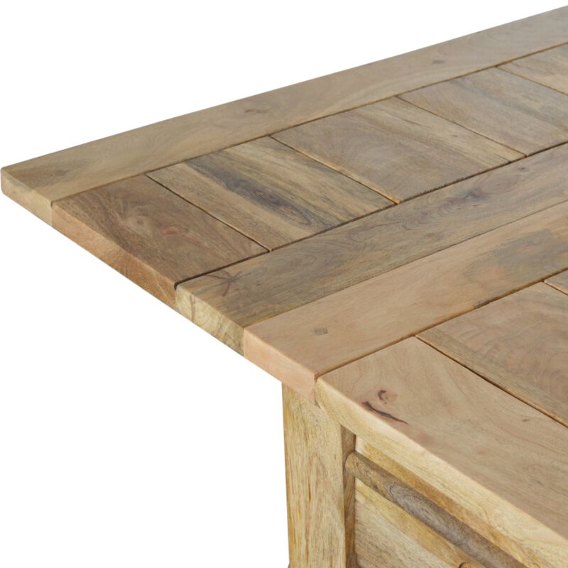 Granary Extension Solid Wood Oak-ish Dining Table
