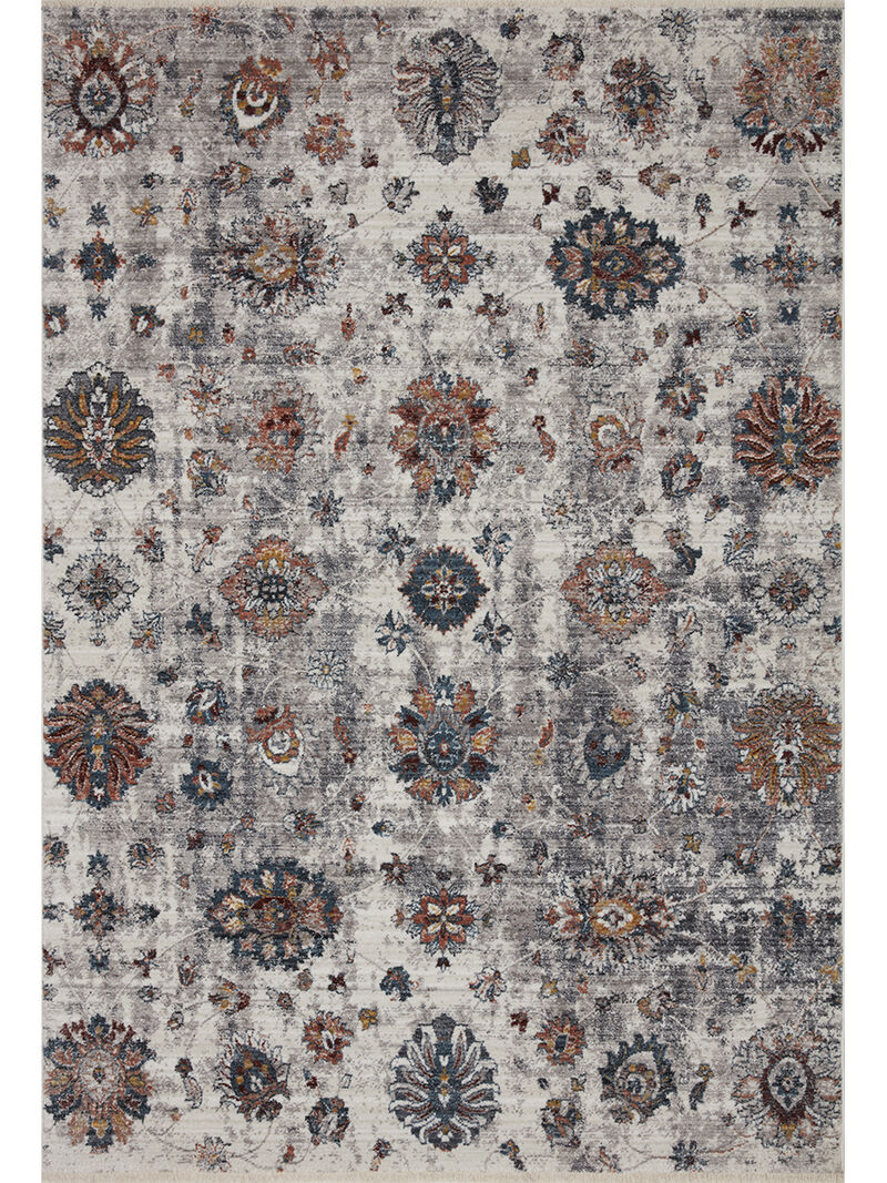 Samra SAM08 Ivory/Multi 5'3" x 7'9" Rug