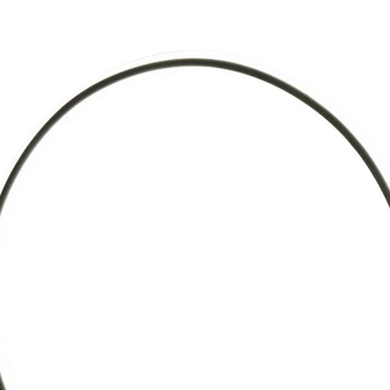 Sine 21 Inch Table Lamp, Modern Circle Ring LED, Sleek Black Metal Base-Benzara