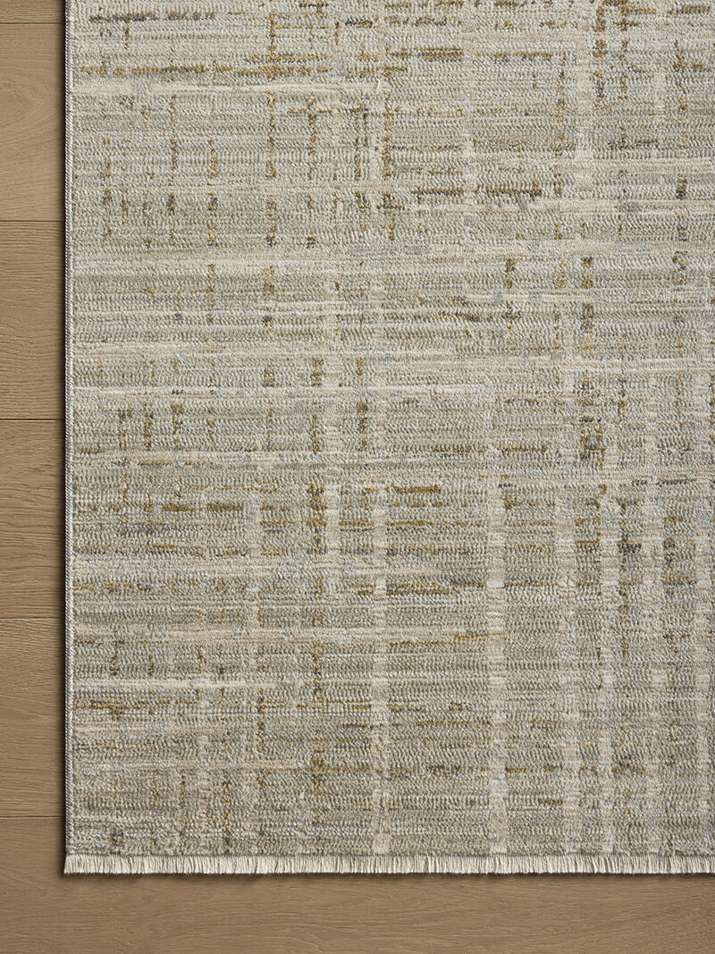 Wade WAE-03 Mist / Gold 6''3" x 9''4" Rug by Loloi II