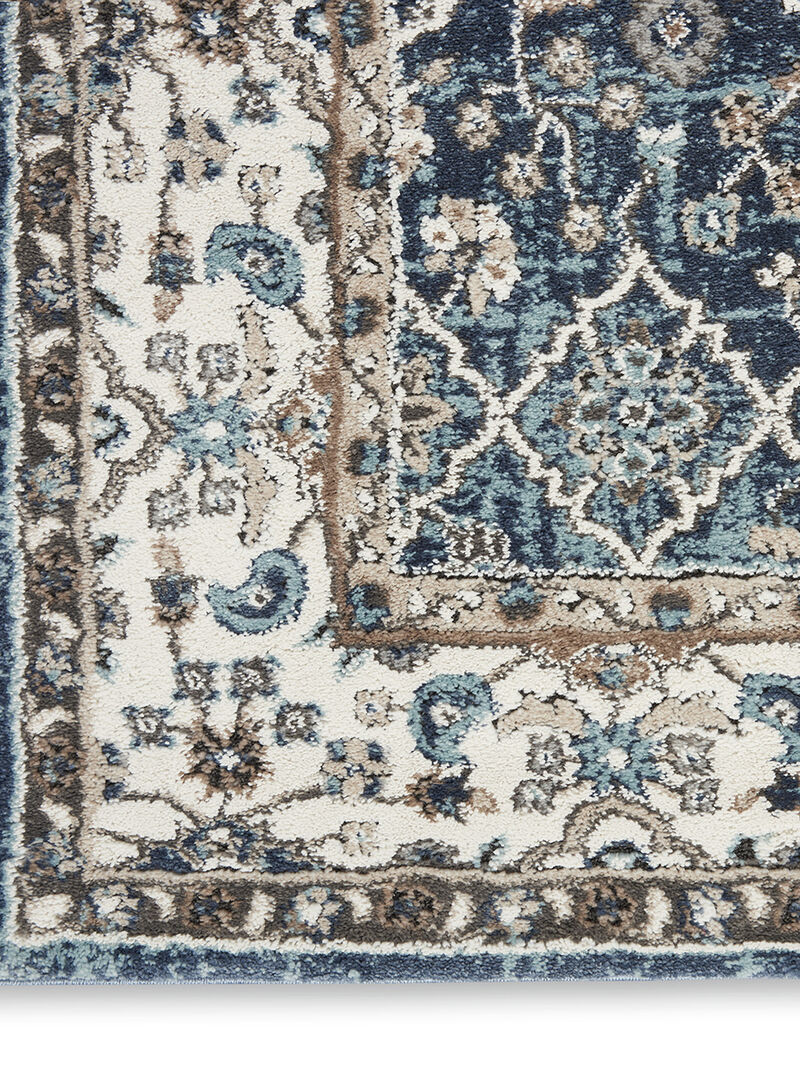 American Manor AMR01 Blue/Ivory 3'11" x 5'11" Rug