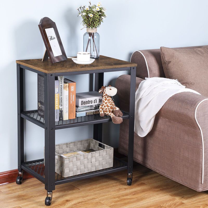 Standing Baker's Racks, 30.6"H, Rustic Brown