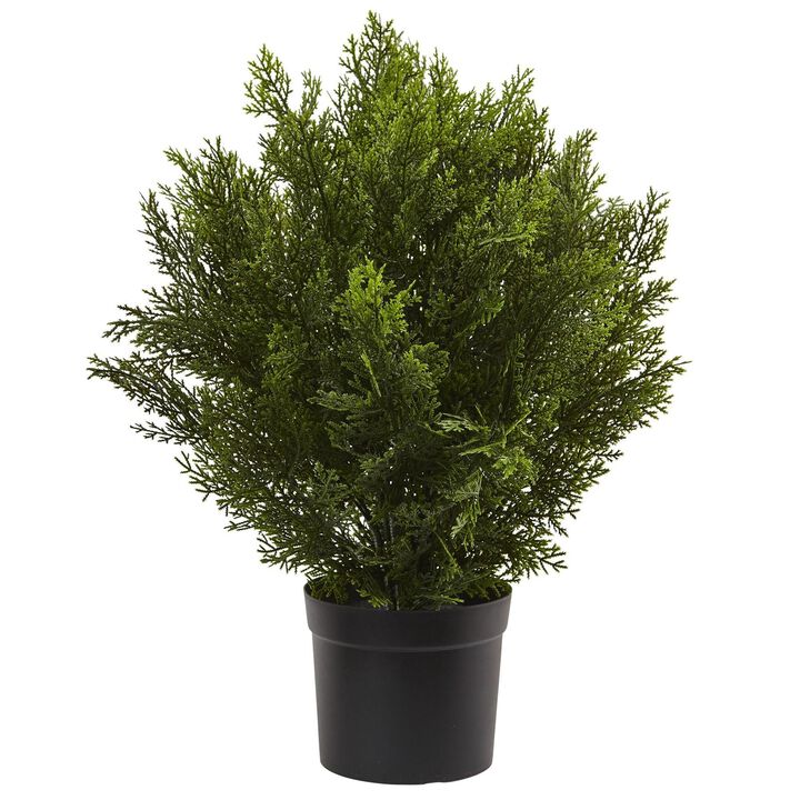Nearly Natural 2-ft Cedar Bush (Indoor/Outdoor)