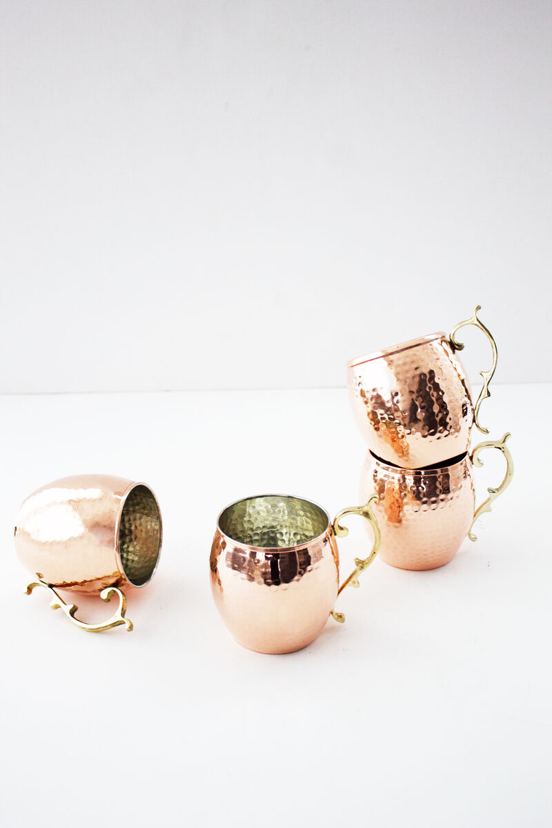 Coppermill Kitchen Vintage Inspired Mule Mugs Set/4