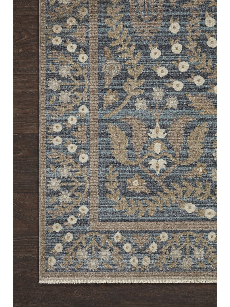 Holland HLD04 Navy 5'3" x 7'9" Rug by Rifle Paper Co.