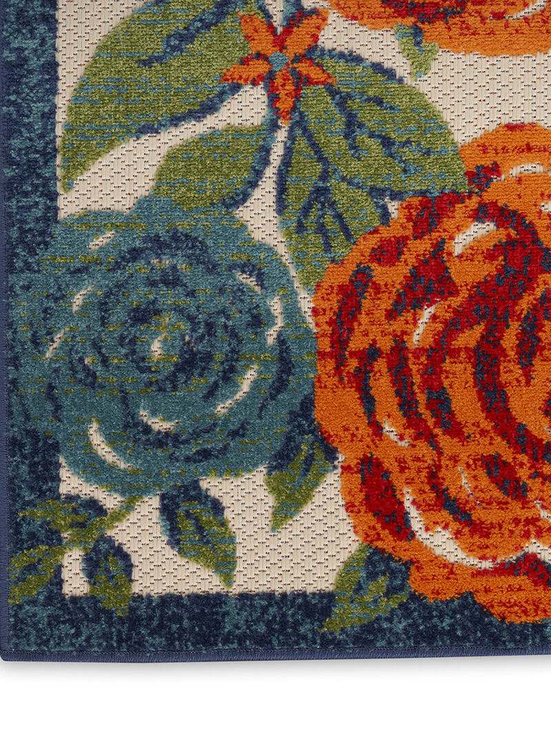 Aloha ALH32 Ivory/Multicolor 6' x 9' Rug