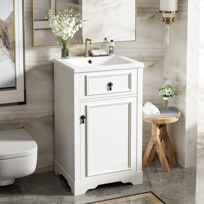 Merax Bathroom Vanitywith Ceramic Sink
