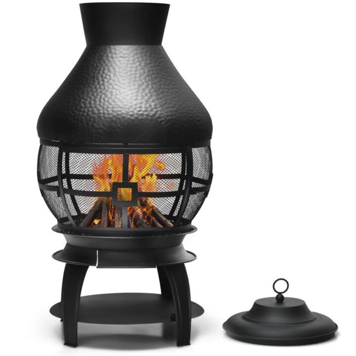 Hivvago Patio Wood Burning Chimneys Fireplace Hivvago Patio Wood Burning Chimneys Fireplace