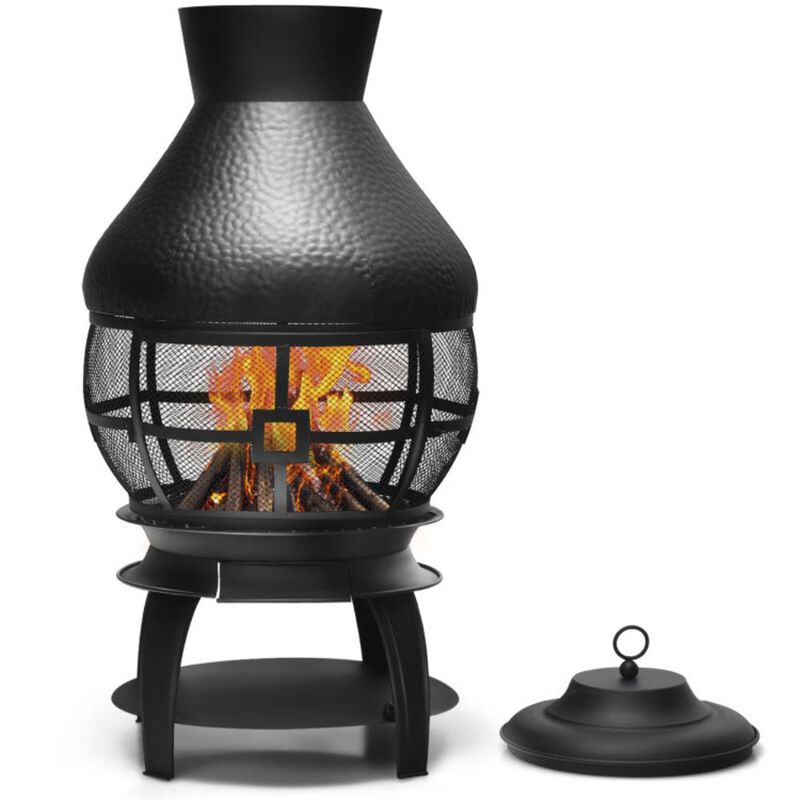 Hivvago Patio Wood Burning Chimneys Fireplace