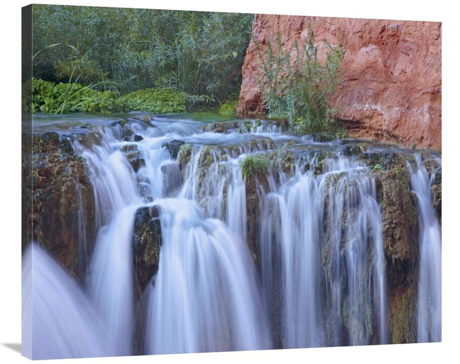 Rock Falls, Havasu Canyon, Grand Canyon National Park, Arizona-Canvas Art-36x29.88