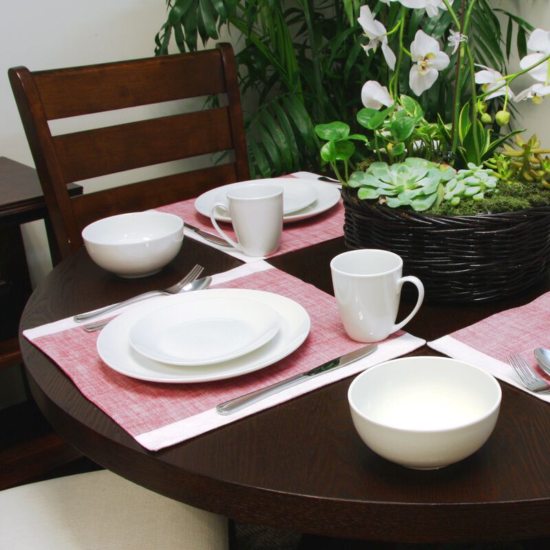 Gibson Home Ogalla 16 Piece Dinnerware Set in White