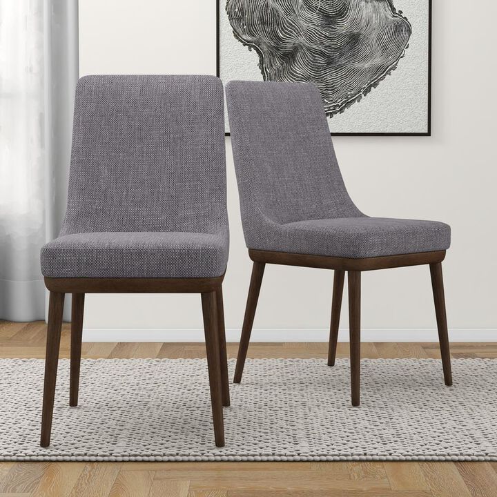 Ashcroft Furniture Co Kate Mid-Century Modern Dining Chair (Set of 2)