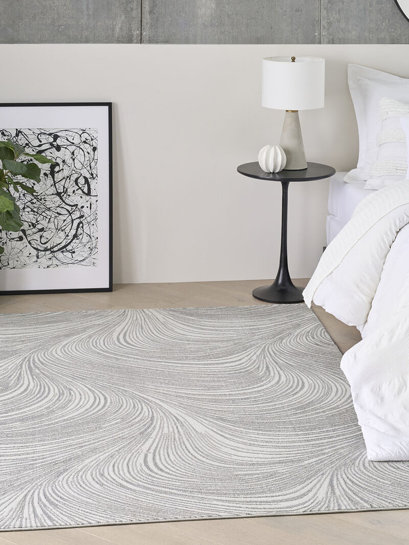 Central Park West CEP02 Gray 3'11" x 5'11" Rug