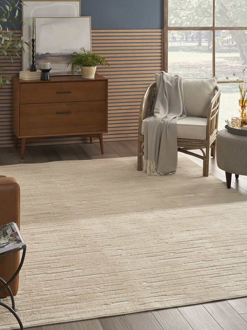 Care Free CAF04 Taupe 9'2" x 12' Rug