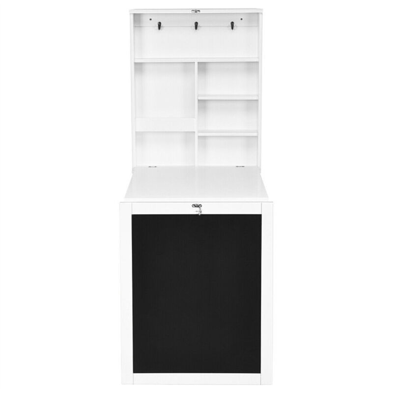 Modern Wall-Mounted Desk Floating Office Workstation