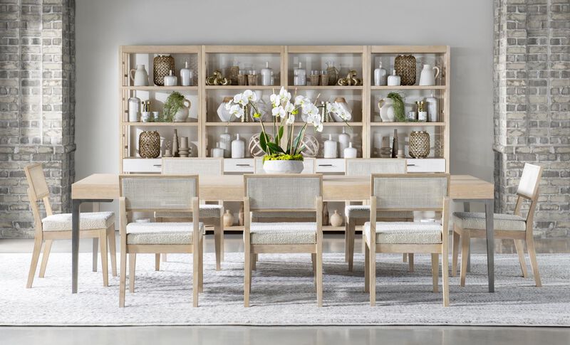 Biscayne Woven Cane Back Side Chair