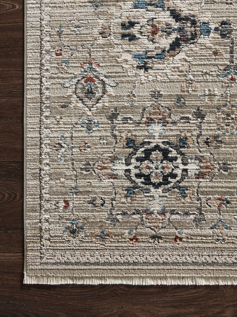 Leigh LEI02 Dove/Multi 5'3" x 7'6" Rug