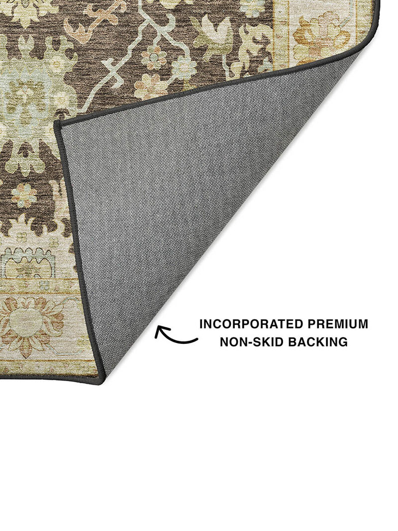 Hatay HY2 Chocolate 3' x 5' Rug