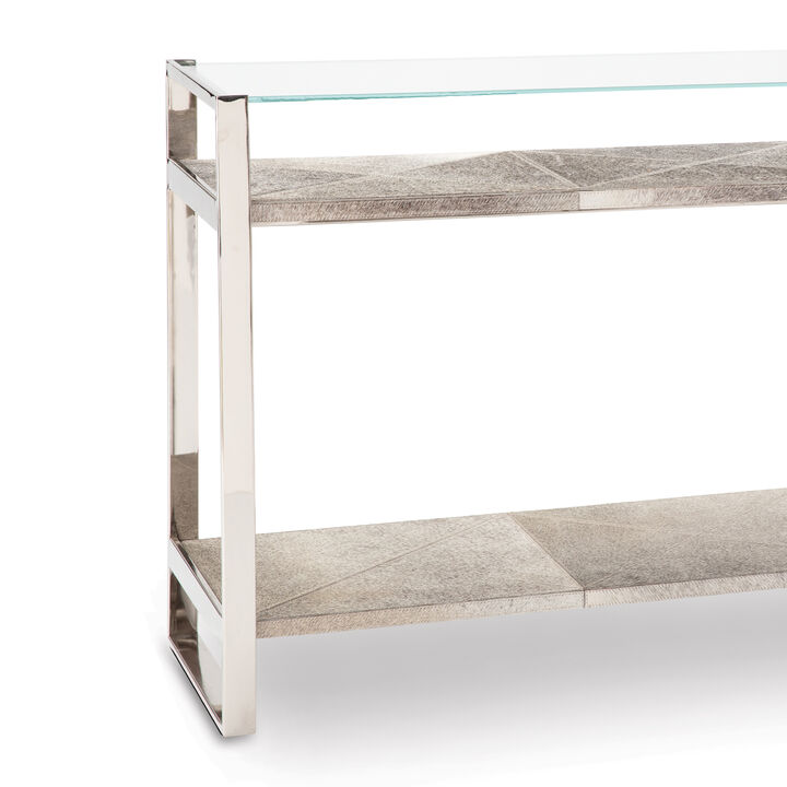 Andres Hair on Hide Console Table