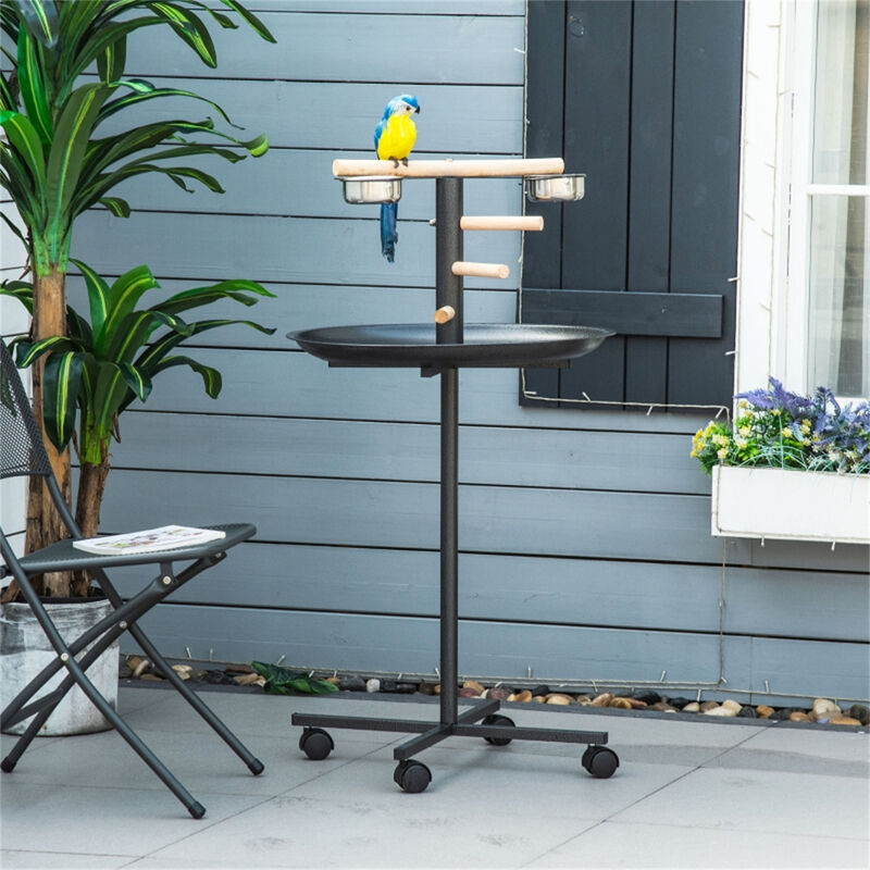 Multi-Level Bird Stand with Removable Perches, Ideal for Birds & Small Pets