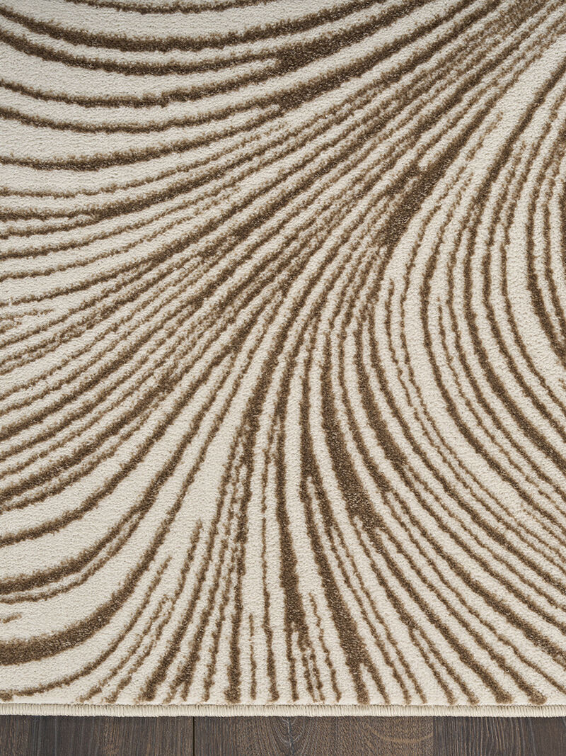 Central Park West CEP02 Beige/Brown 7'10" x 9'10" Rug