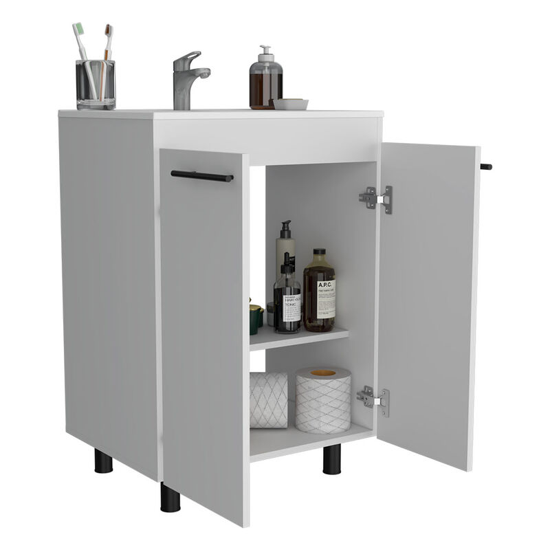 Floor Cabinet Oxnard, Bathroom, White