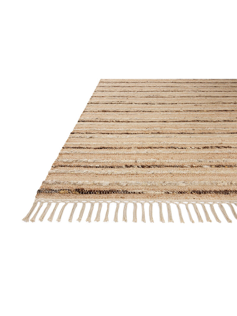 Nico Natural/Bark 7'9" x 9'9" Area Rug by Magnolia Home by Joanna Gaines x Loloi