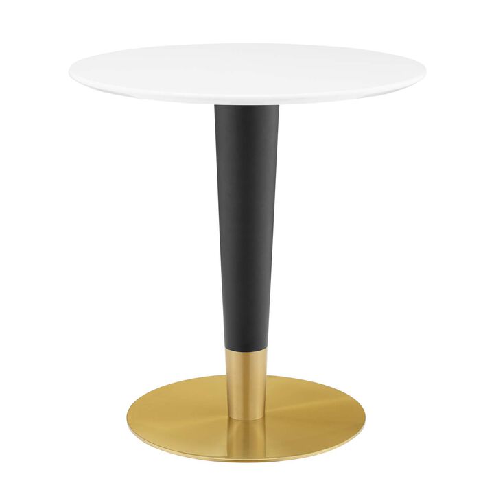 Modway - Zinque 28" Dining Table Gold White