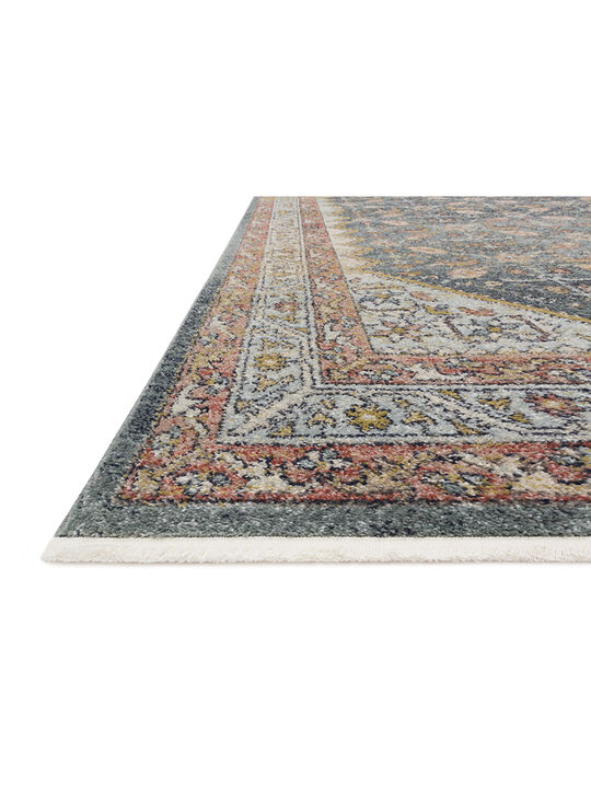 Graham GRA01 Blue/PeRoseimmon 4' x 6' Rug