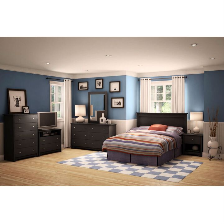 Hivvago Full / Queen size Headboard in Black Finish - Made in Canada