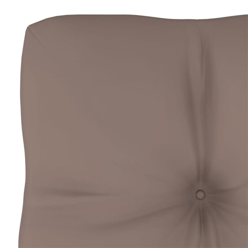 vidaXL Pallet Sofa Cushion Taupe 23.6"x15.7"x4.7"