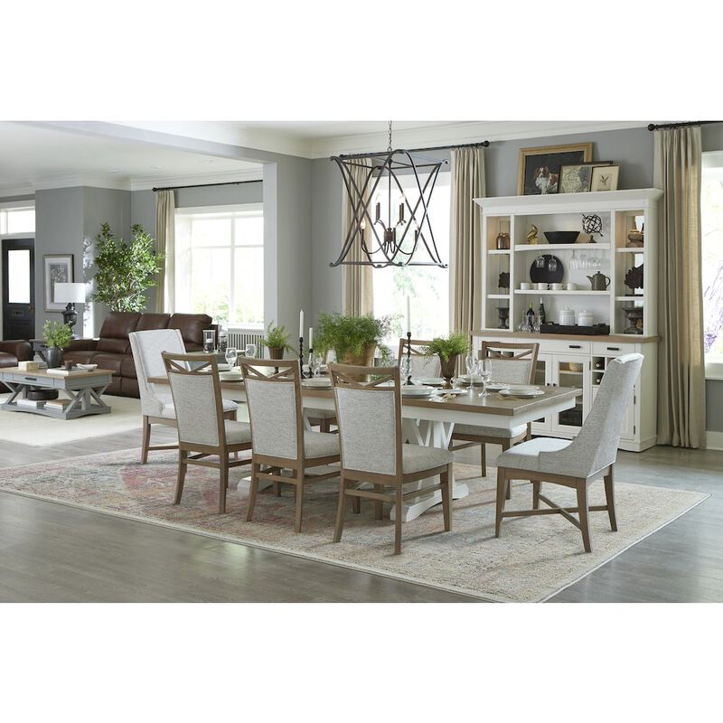 Parker House Furniture Modern Dining 88 In. Trestle Extendable Dining Table
