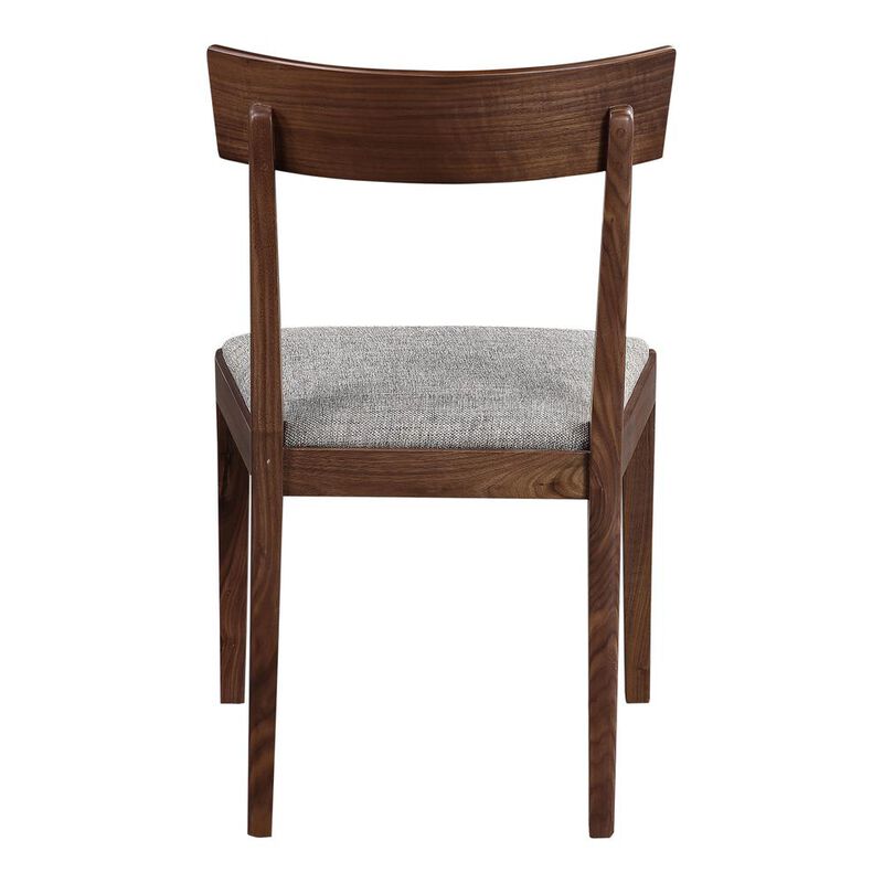 Moe's Home Collection Leone Dining Chair Walnut Set Of Two