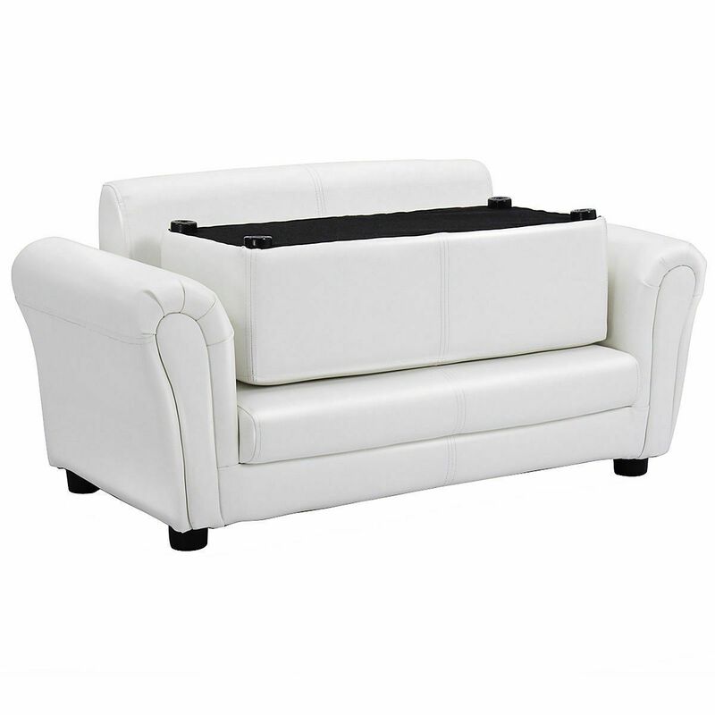 Soft Kids Double Sofa with Ottoman