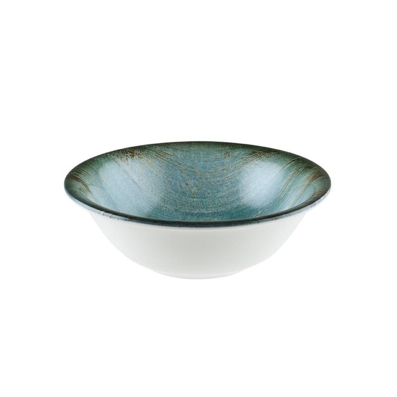 Madera dia.6.25" h:2" 13 oz. Round Decorated Porcelain Bowl (Set of 4)