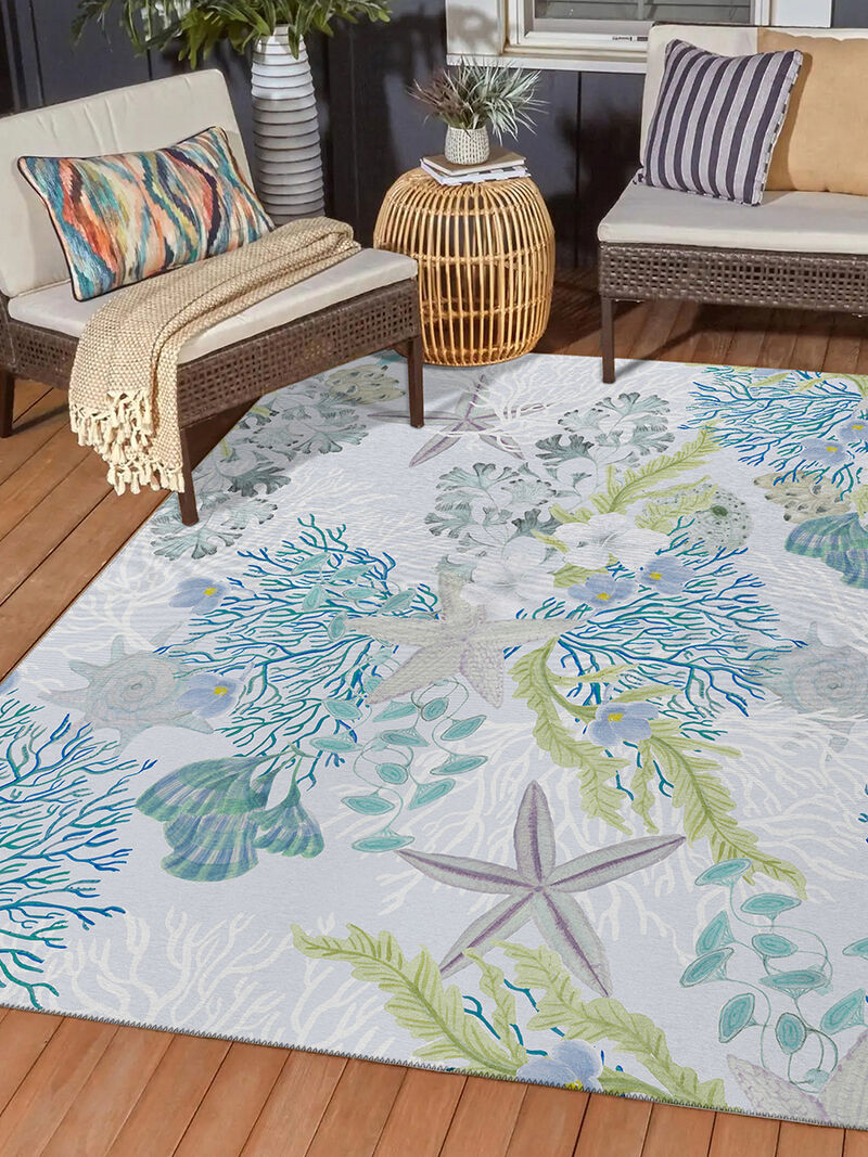 Seabreeze SZ1 Silver 9' x 12' Rug