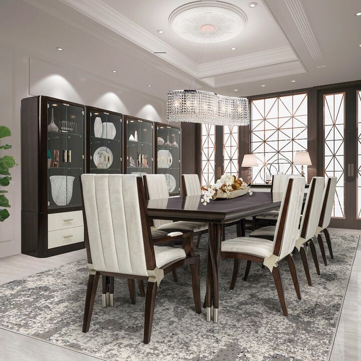 Michael Amini Paris Chic Dining Side Chair - Espresso Qty 1