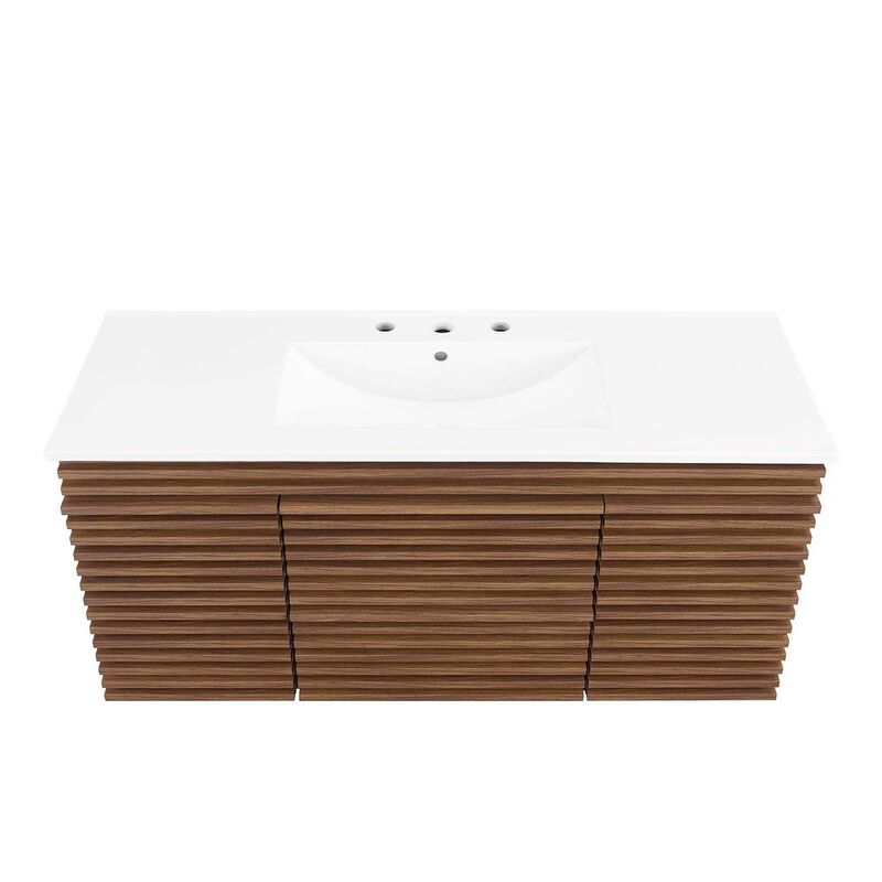 Modway Render 48 Wall-Mount Bathroom Vanity