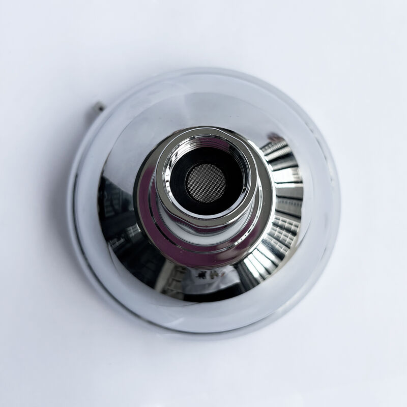 Fixed High-Pressure Rainfall Shower Head, 3 Spray Settings, Adjustable Swivel Ball Joint for Easy Positioning