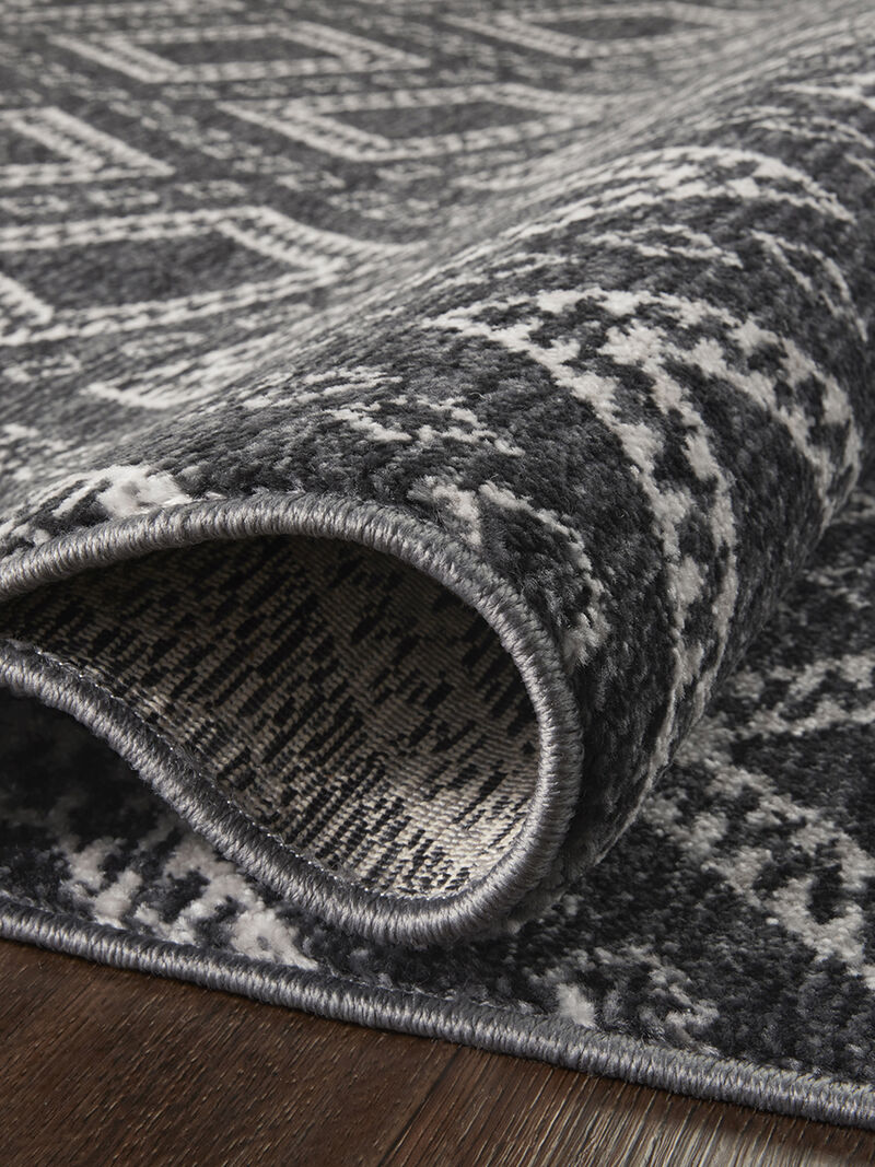 Vance VAN05 Charcoal/Dove 7'10" x 10' Rug by Loloi II