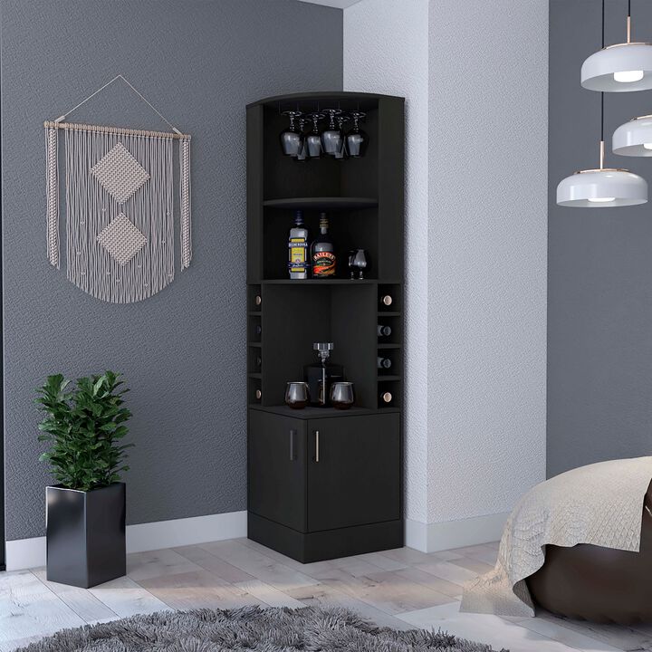 Seattle Corner  Bar Cabinet
