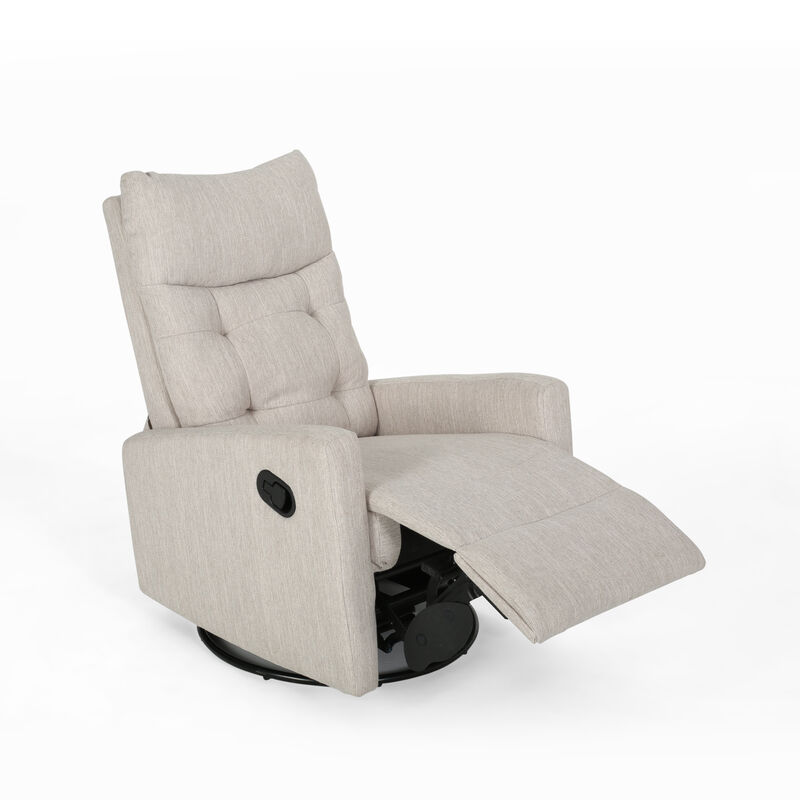 Merax High Back Swivel Glider Recliner Chair