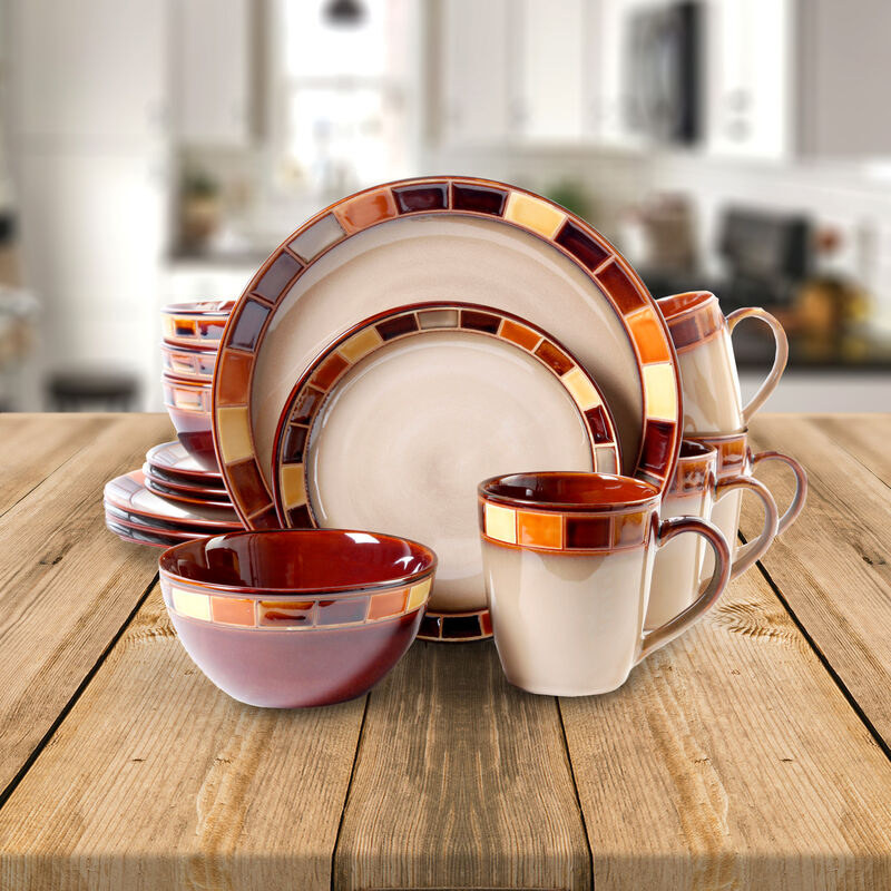 Gibson Elite Casa Estebana 16 pc Dinnerware Set