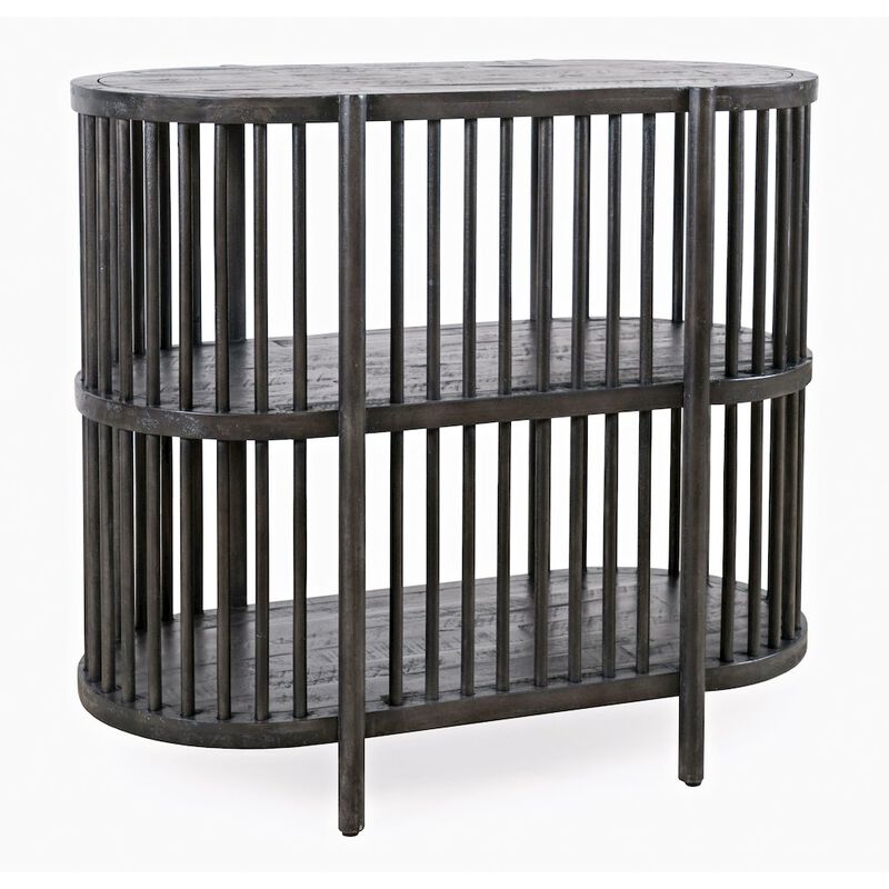 Jofran Rhapsody Mid-Century Modern 36 Open Storage Console Bookcase