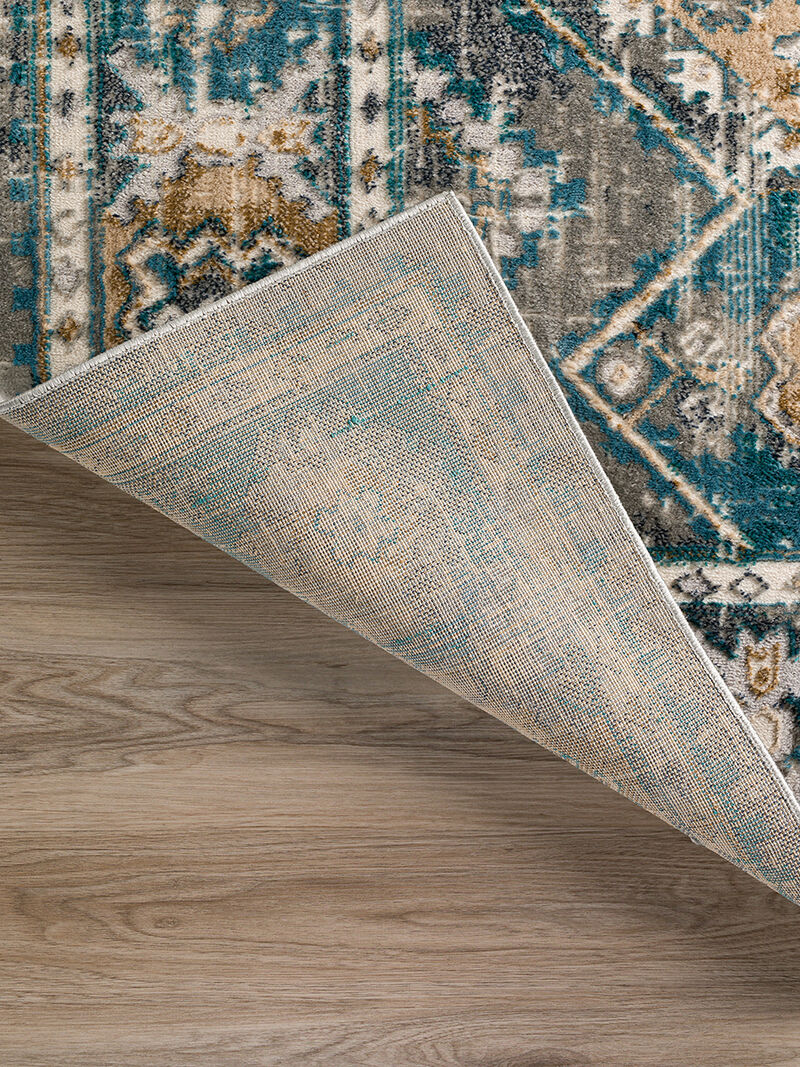 Karma KM22 Charcoal 3'3" x 5'1" Rug