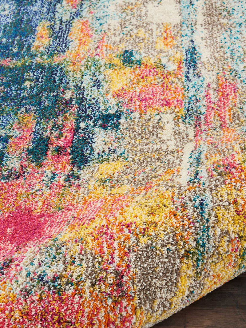 Celestial CES09 Blue/Yellow 3'11" x 5'11" Rug