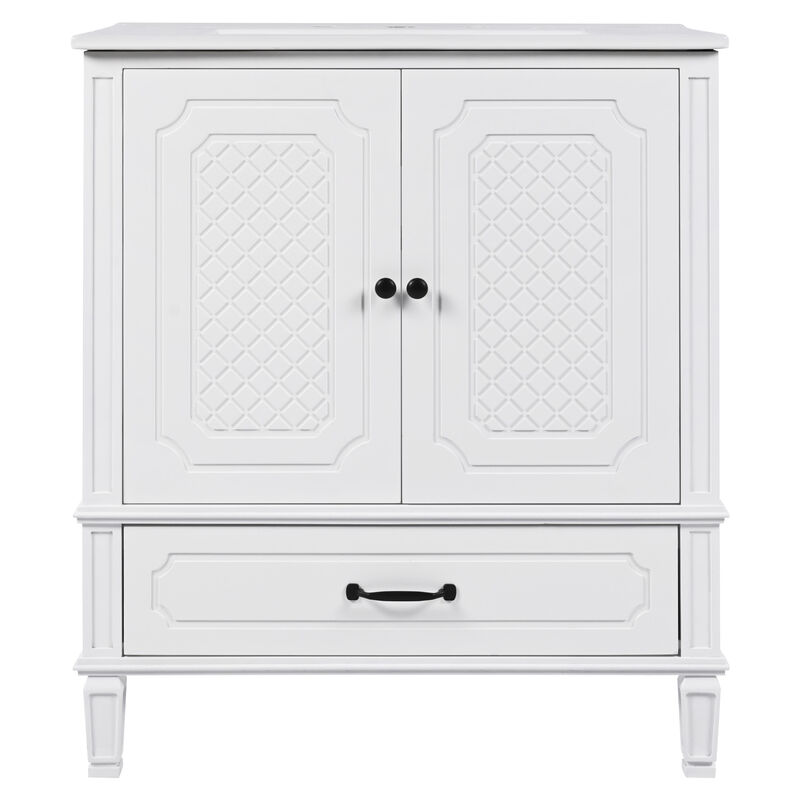 Merax Freestanding Bathroom Vanity with Sink