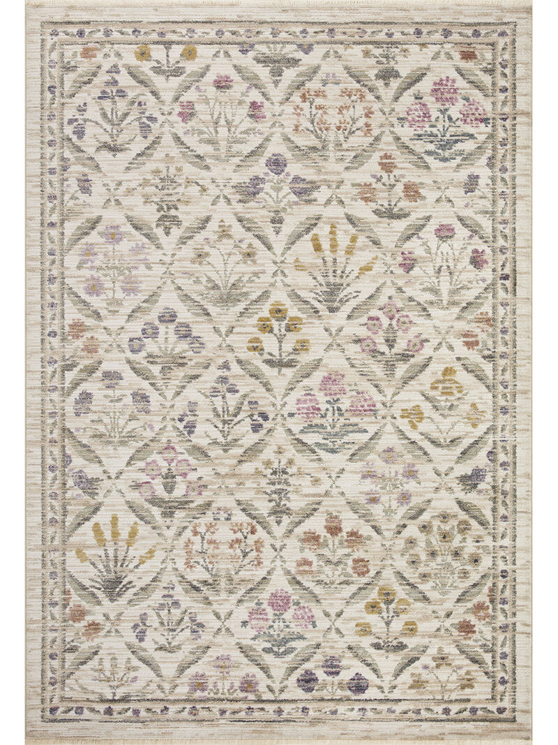 Provence PRO03 Ivory 6'3" x 9' Rug