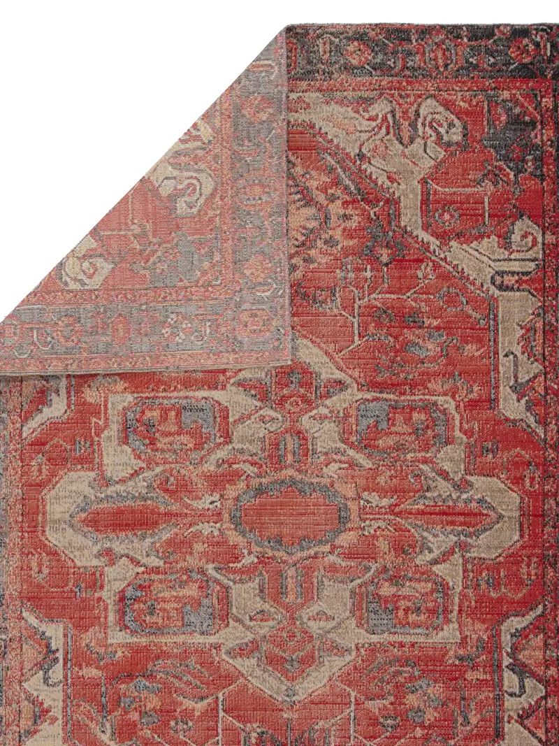 Polaris Leighton Red 9'10" x 14' Rug